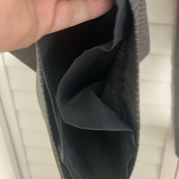 Classic Gray Pinstripe Blazer and Pants Set - Picture 12 of 12